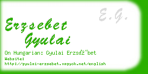 erzsebet gyulai business card